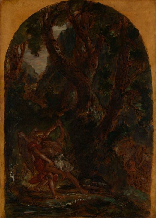 Борьба Иакова с ангелом, Делакруа