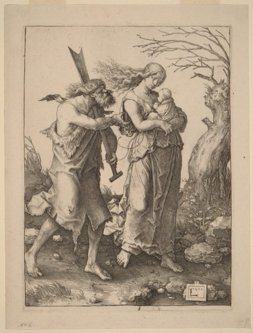 Adam and Eve after Their Expulsion from Paradise