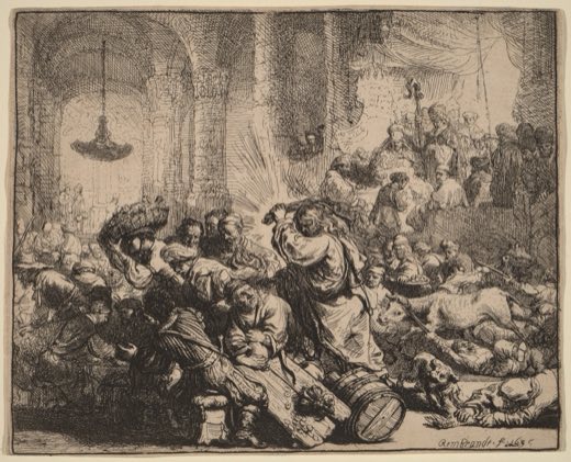 Christ Driving the Money Changers from the Temple