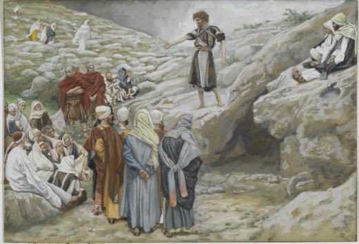 Святой Иоанн Креститель и фарисеи (Saint Jean-Baptiste et les pharisiens), Джеймс Тиссо