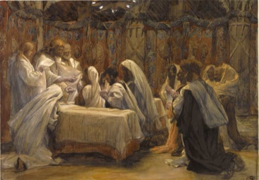 Причащение апостолов (La communion des apôtres), Джеймс Тиссо