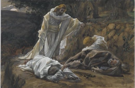 Не могли вы один час бодрствовать со Мною (Vous n'avez pu veiller une heure avec moi), Джеймс Тиссо
