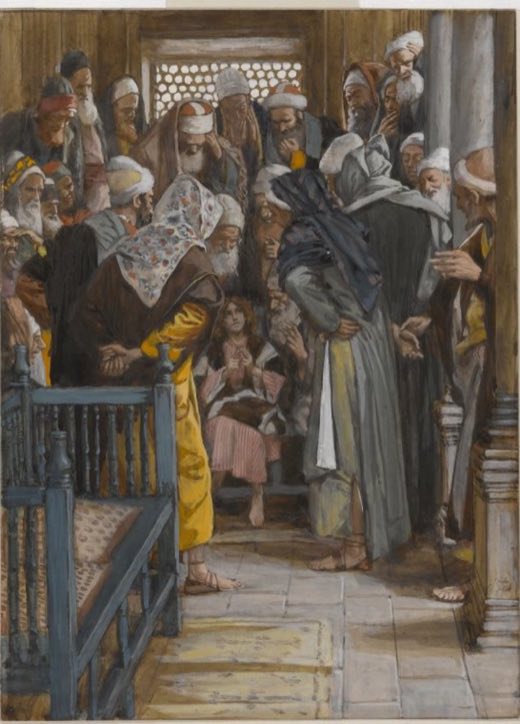 Иисус среди учителей (Jésus parmi les docteurs), Джеймс Тиссо