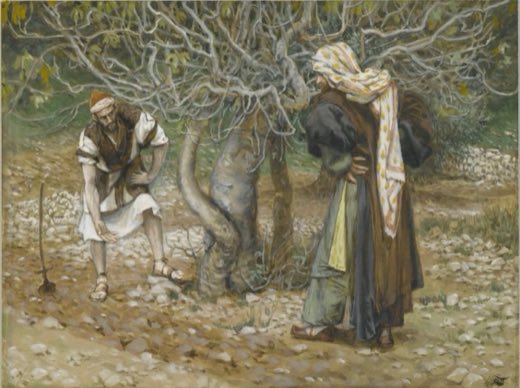 Виноградарь и смоковница (Le vigneron et le figuier), Джеймс Тиссо