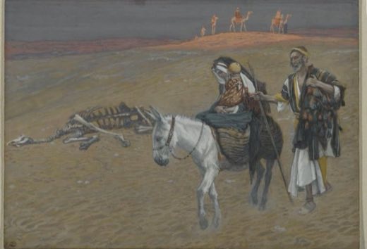 Бегство в Египет (La fuite en Égypte), Джеймс Тиссо