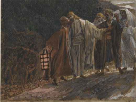 Поцелуй Иуды (Le baiser de Judas), Джеймс Тиссо
