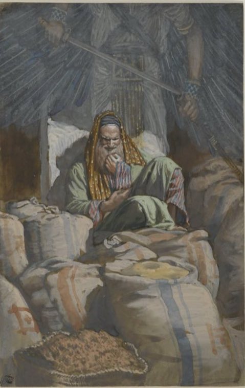 Человек, собирающий богатство (L'homme qui thésaurise), Джеймс Тиссо