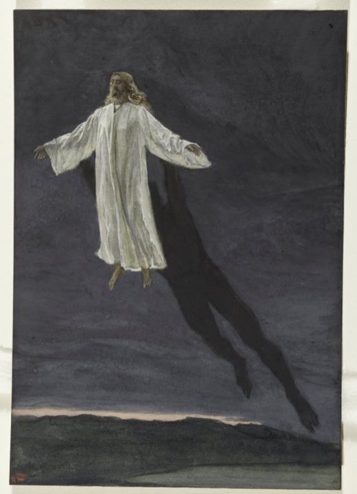 Дух переносит Иисуса на высокую гору (Jésus transporté par l'esprit sur une haute montagne), Джеймс Тиссо