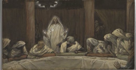 Явление Христа в горнице (Apparition du Christ au cénacle), Джеймс Тиссо