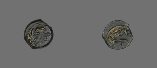 Coin Depicting an Olive Wreath
