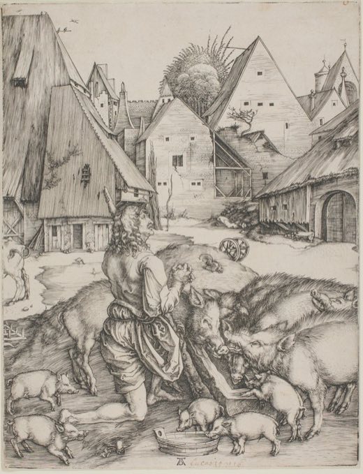 The Prodigal Son Amid the Swine